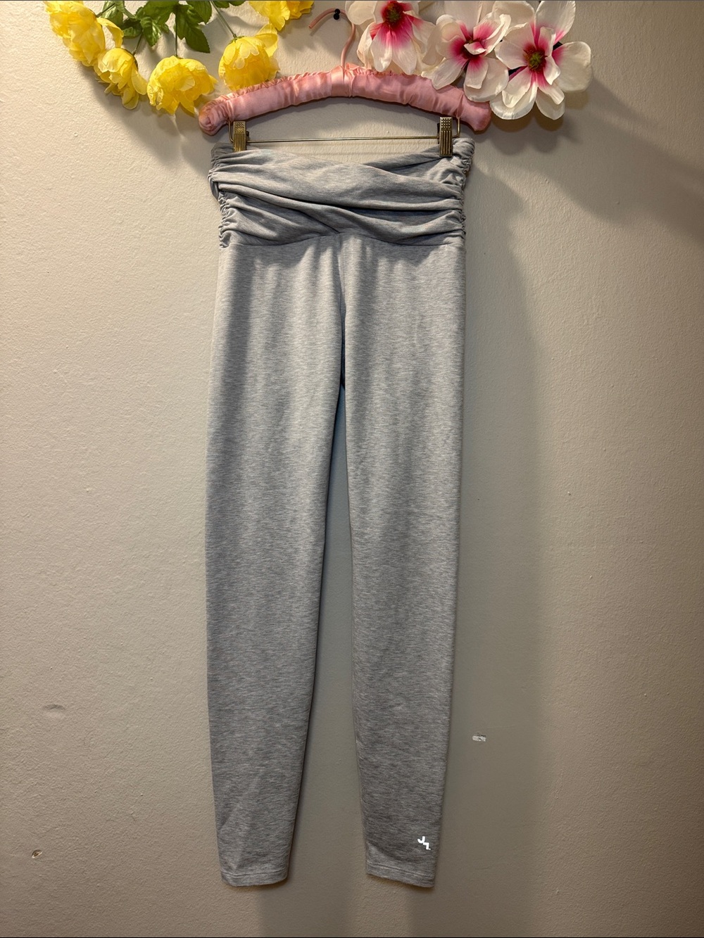 JoyLab Light Gray Foldover Waist Leggings
